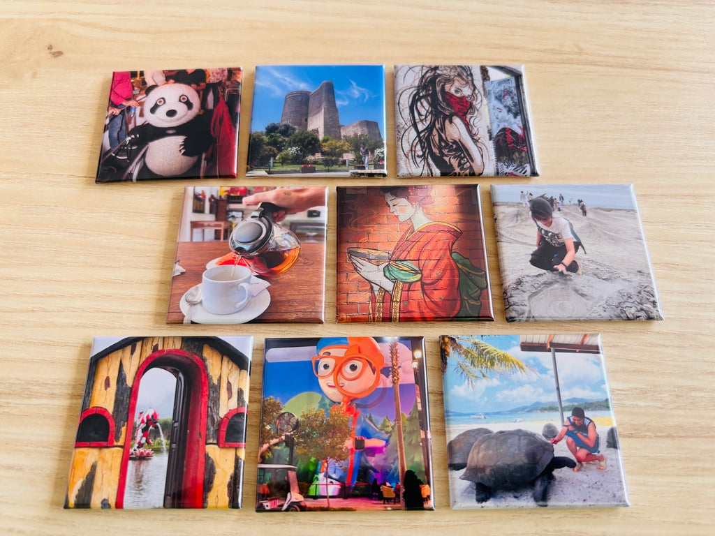 Custom Square Photo Magnets