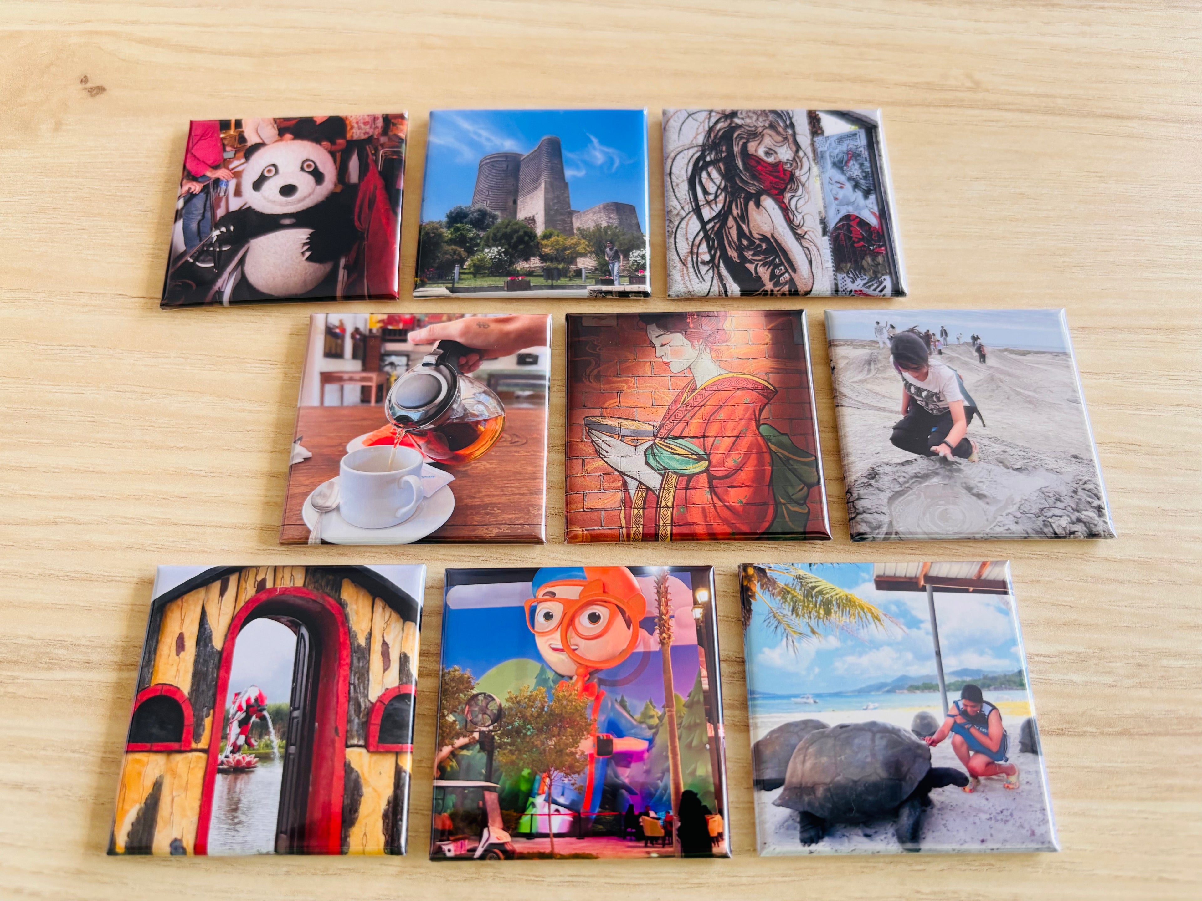 Custom Square Photo Magnets