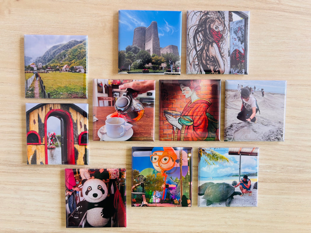 Custom Square Photo Magnets